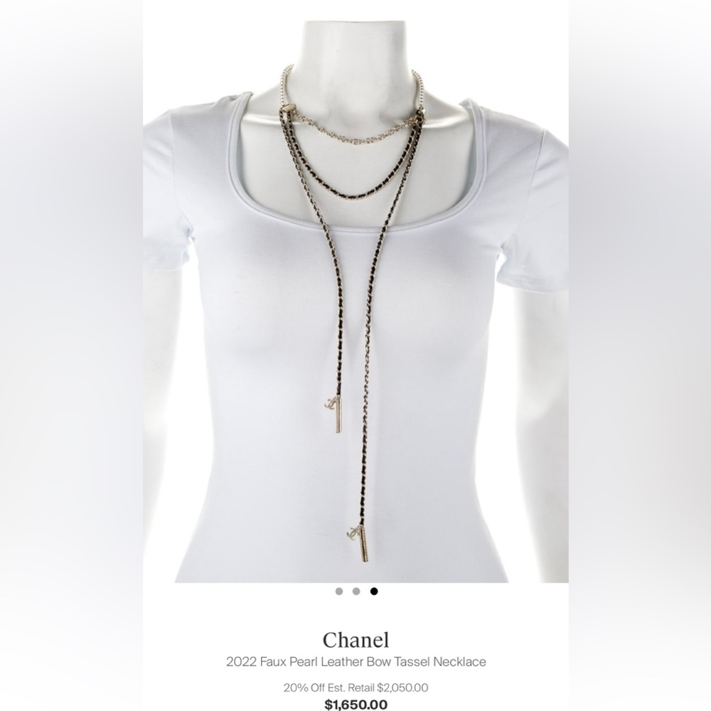 RARE Chanel choker/bolero style CC Chanel logo necklace.